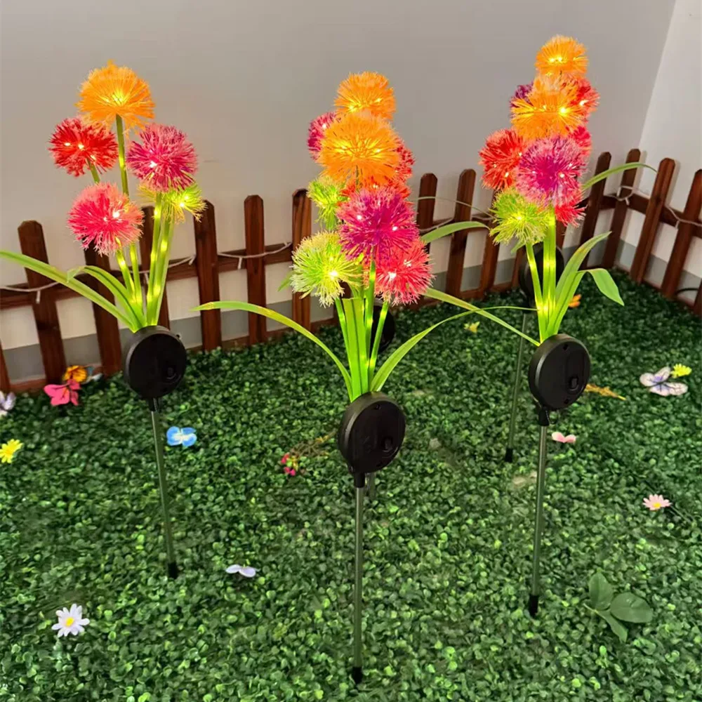 5 رئيس زهرة أضواء أضواء الحديقة الشمسية مصابيح لساحة مقاوم للماء في الهواء الطلق مسار أضواء عيد الميلاد الحديقة الفناء الخلفي ديكور 610