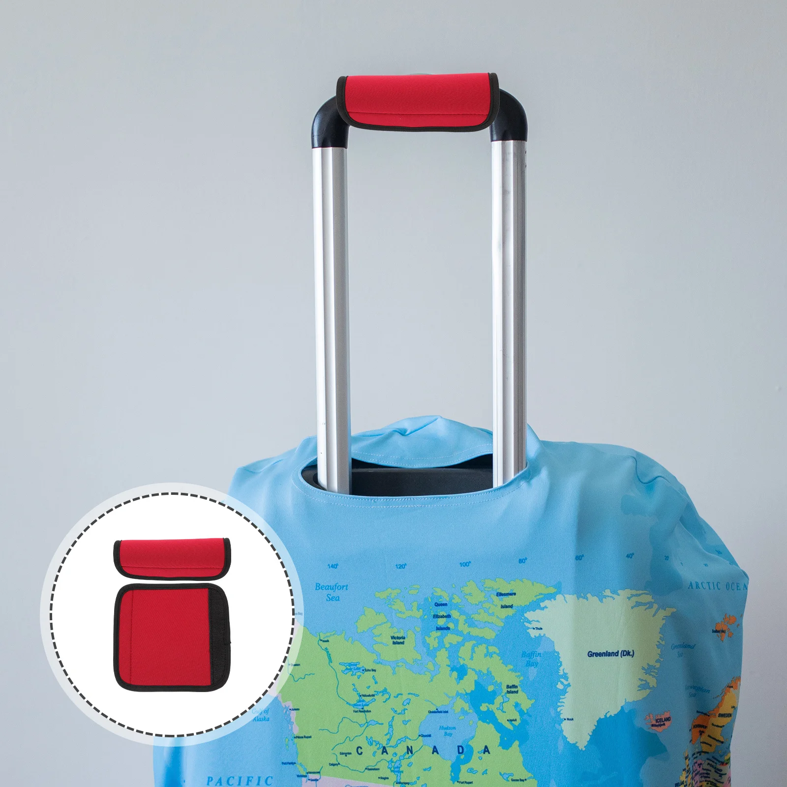 2개입 여행용 가방 손잡이 커버 편안하고 유연한 손잡이 커버 여행용 가방 개인화 쉬운 식별