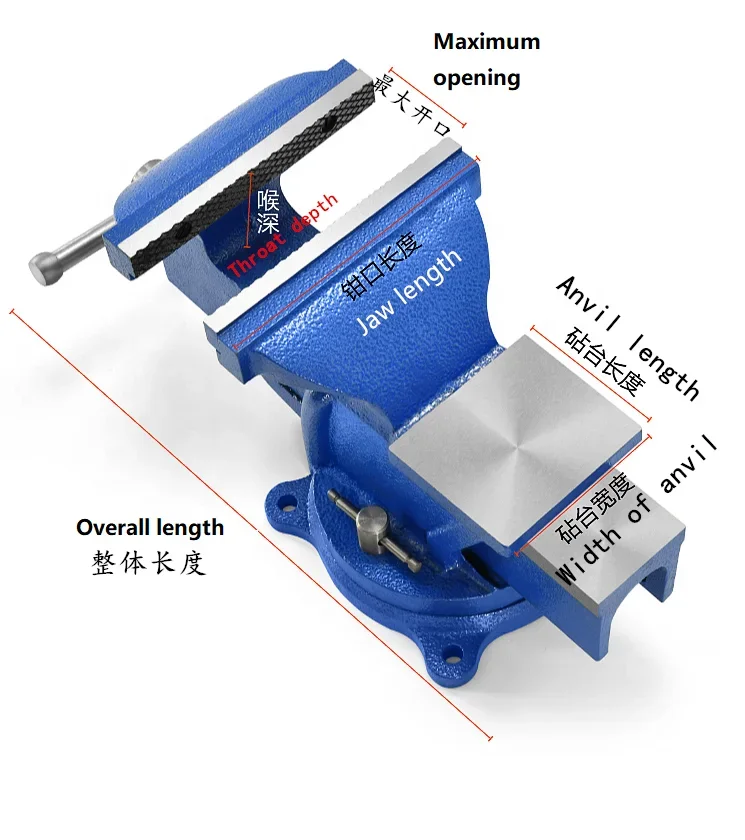 Factory wholesale Slide Vise drill press vice