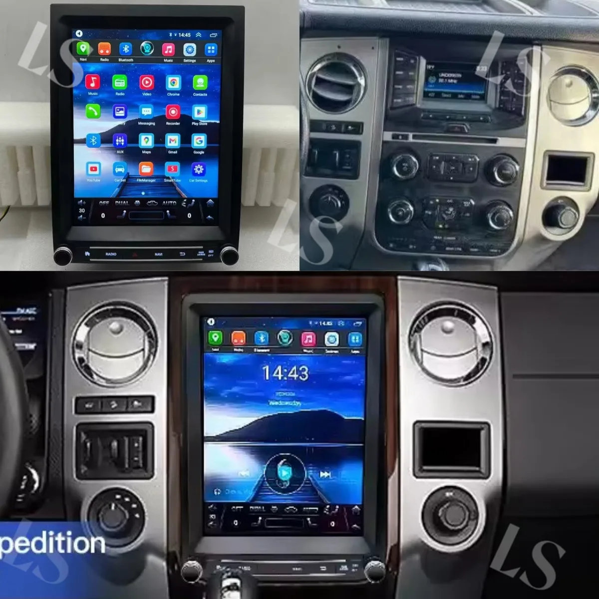 

12.1" Car Radio For Ford F350 2013-2015 Android 14 GPS Navigation Carplay Multimedia Head Unit Video Player