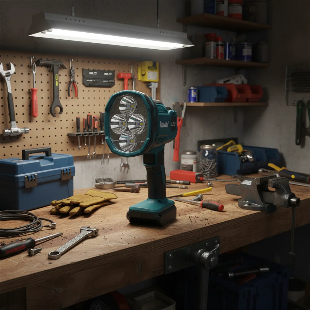 

Cordless LED Flashlight Work Light 90-180 Degree Adjustable Head For Dongcheng 20V Battery Car Repair Camping Tools Spare Parts