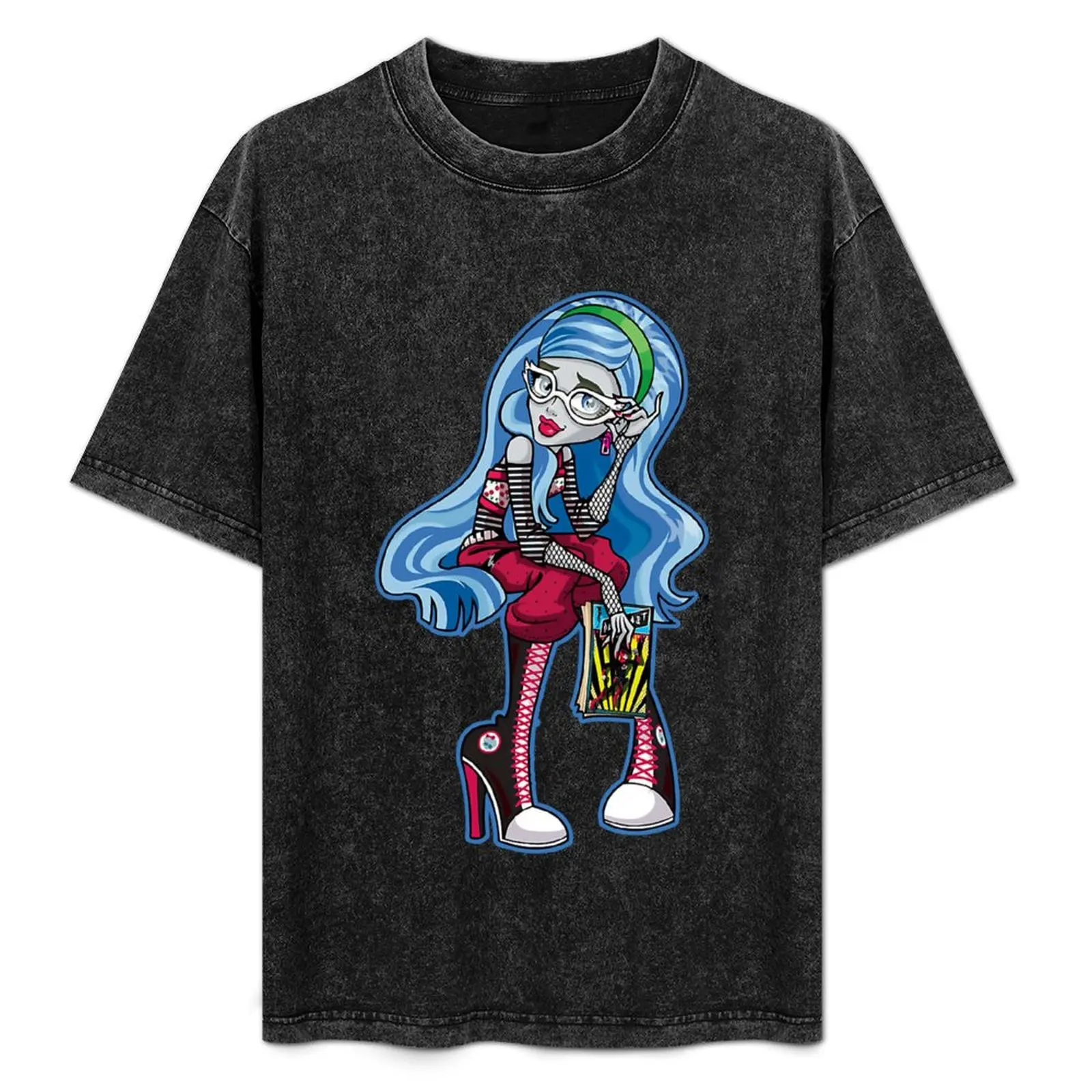 Camiseta con estampado GHOULIA YELPS, ropa de trabajo, camiseta transpirable