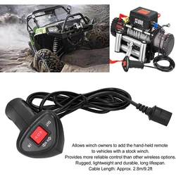 Car Winch Remote Controller Handheld Electric Universal 1.5m Length Control Switch with Cable Modification Accessory