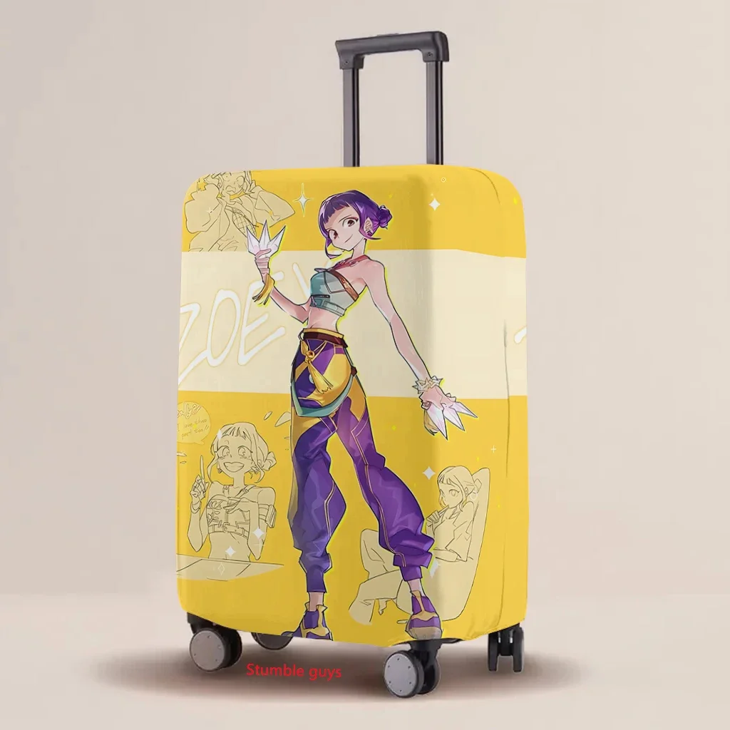 

Kpop Demon Hunters Cartoon Luggage Protective Cover Fashion Elastic Wear-Resistant Print Suitcase Case​