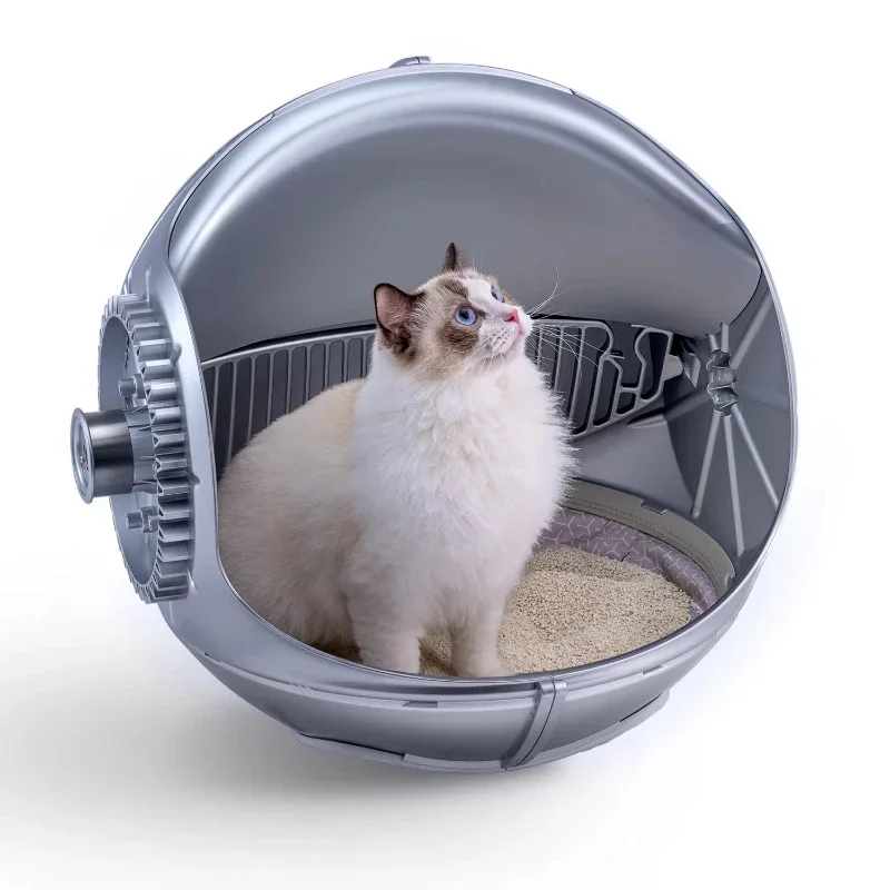 Clean up oversized semi-enclosed splash-proof deodorizing toilets