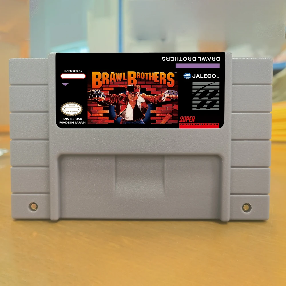Brawl Brothers Action 16BIT Gioco SNES Gioco per console USA e europee