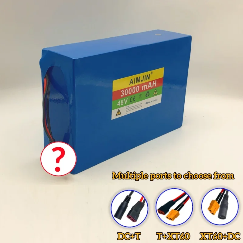 Batteria al litio ad alta capacità 48V 30Ah 13 s8p per Scooter motorizzato utilizzare il modello di batteria per aerei utensili elettrici Cartssolar Ene