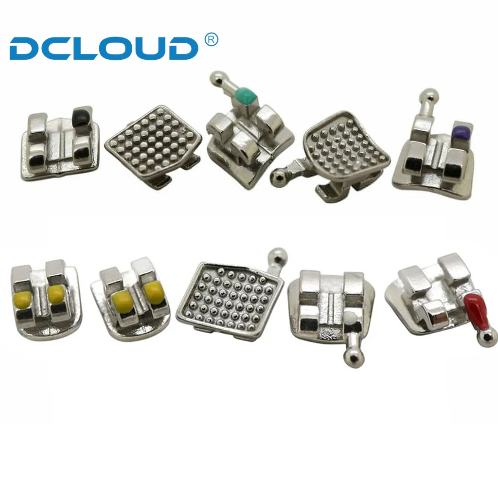 200 Stücke/10 Packungen Dental Kieferorthopädische Metallklammern Hosenträger MIM Mini Halterung Roth MBT Slot 0,022/0,018 3 4 5 Haken Zahnarzt Materialien – Detail 5