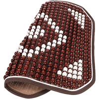 Wooden Beaded Car Seat Cover Mixed Colors Universal Design Breathable Massage Cooling Summer Cushion Car Accessories