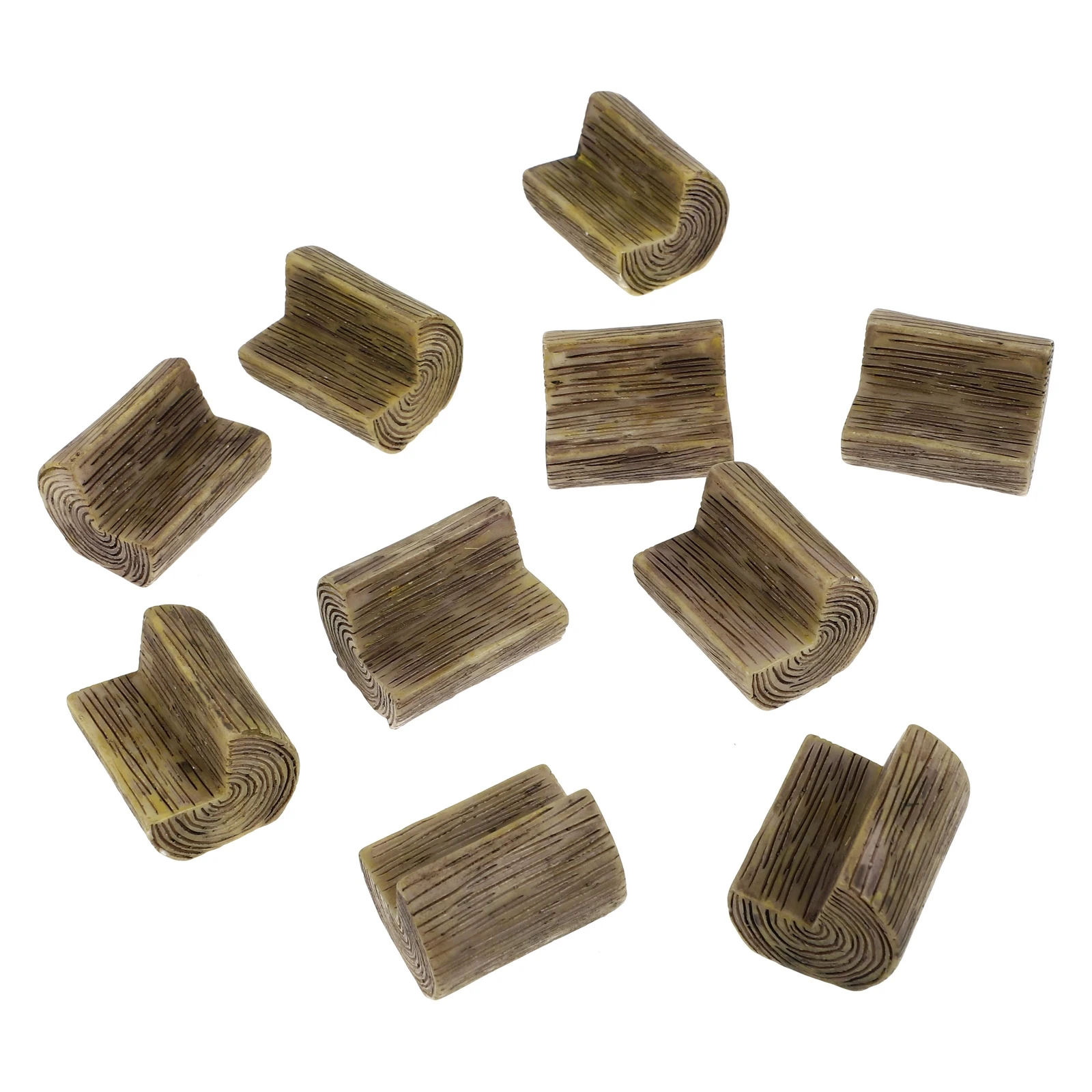 

10Pcs Mini Base Resin Micro-Scene Display Base DIY Craft Accessory for Micro Scene Decoration Fairy Garden Tabletops