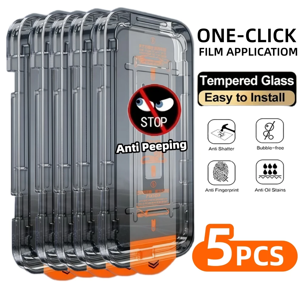 

For Redmi 15A 15C 14C Note 14 15 Pro Plus 4G 5G Privacy Tempered Glass Film Anti Spy Peep Screen Protector Auto-Dust Removal Kit