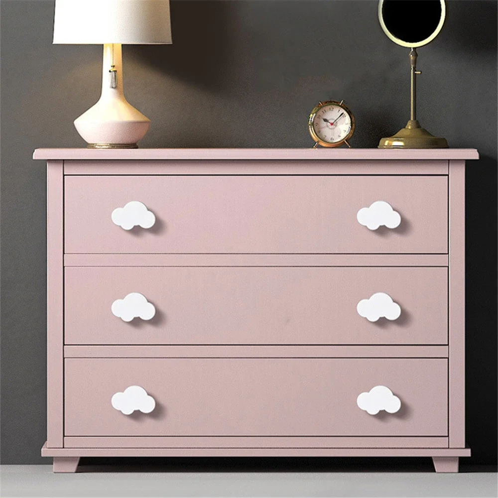 Kinderen Kamer Knoppen Handles Pvc Cartoon Cloud Furniture Kast Deurknoppen Keuken Accessoires