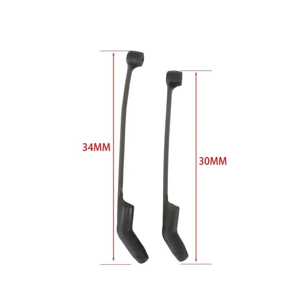 Hirisi 20 unids/pack accesorios de pesca de carpa mangas de gancho listo d-rig alineador ganchos mangas antienredos aparejos terminales