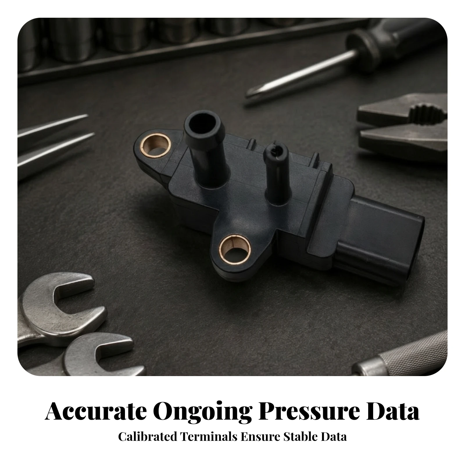 Excavator Intake Sensor Direct Replacement Sensor with Electrical Connector OEM-Style Heavy-Duty for Mechanics