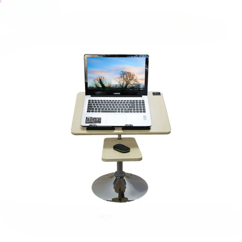 Standing internet, laptop desk, standing office desk, standing and sitting dual-purpose bay window table, lifting bracket