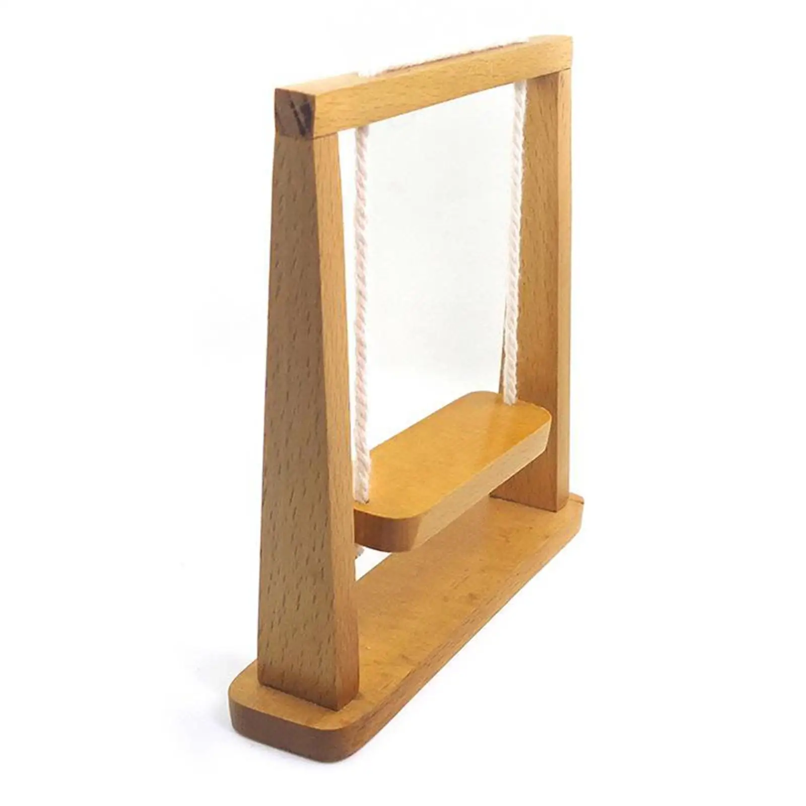 

Miniature Wood Swing Swing Furniture Model /12 1/6 Dollhouse