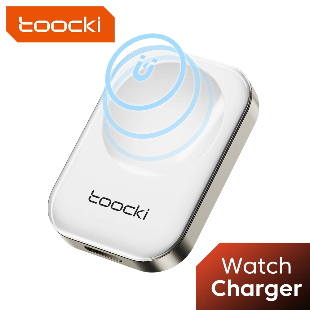 Tookci Magnetic Wireless Charger For IWatch 7 6 SE 5 Protable Charging Dock Station For Apple Watch USB Lightning Magnet Charger