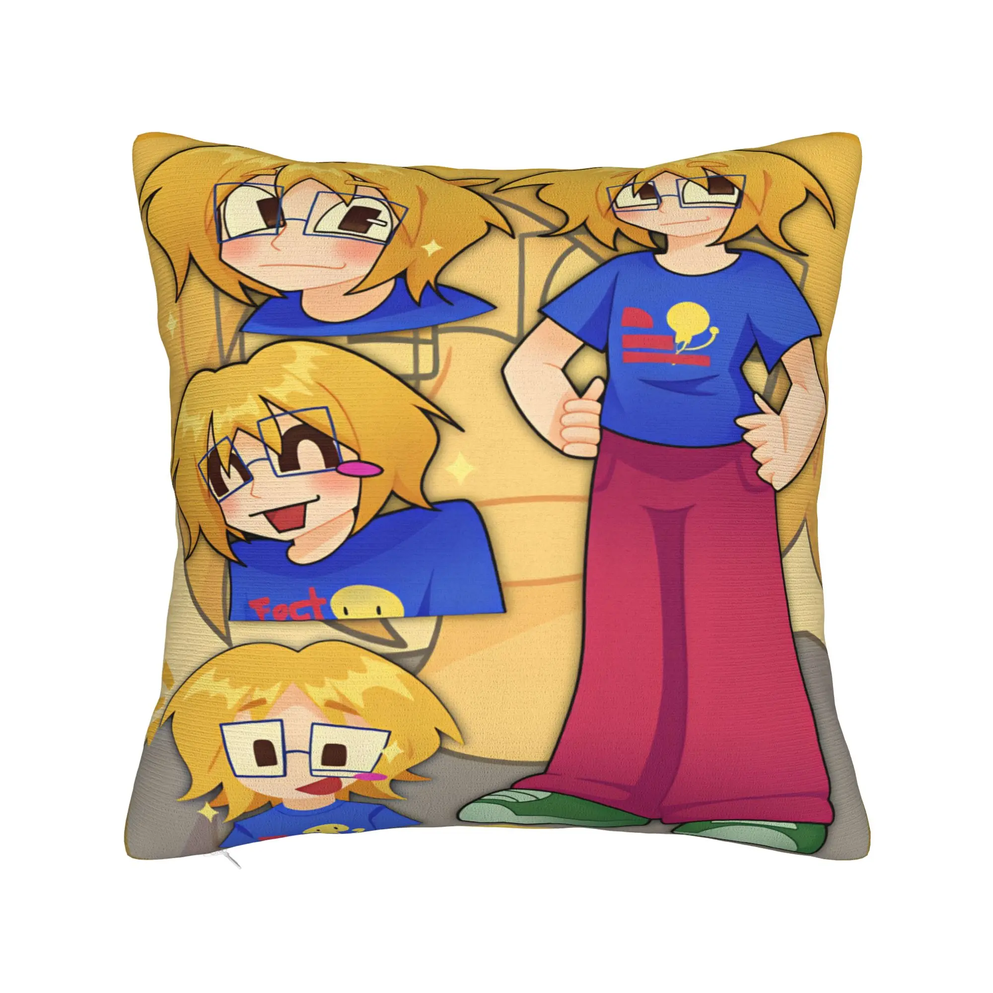 Fact Attack Adventures Pillow Cover  Print Cushion Cover Morden Pillow Case For Office Car Home Decor