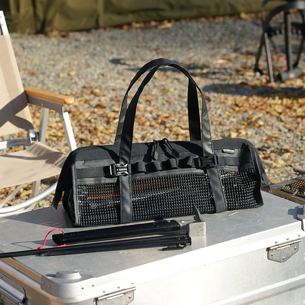 التخييم خيمة مسمار حقيبة التخزين سعة كبيرة ربط الخيمة أشتات حقيبة مقاوم للماء التخييم لوازم السفر حقيبة يد للسفر في الهواء الطلق