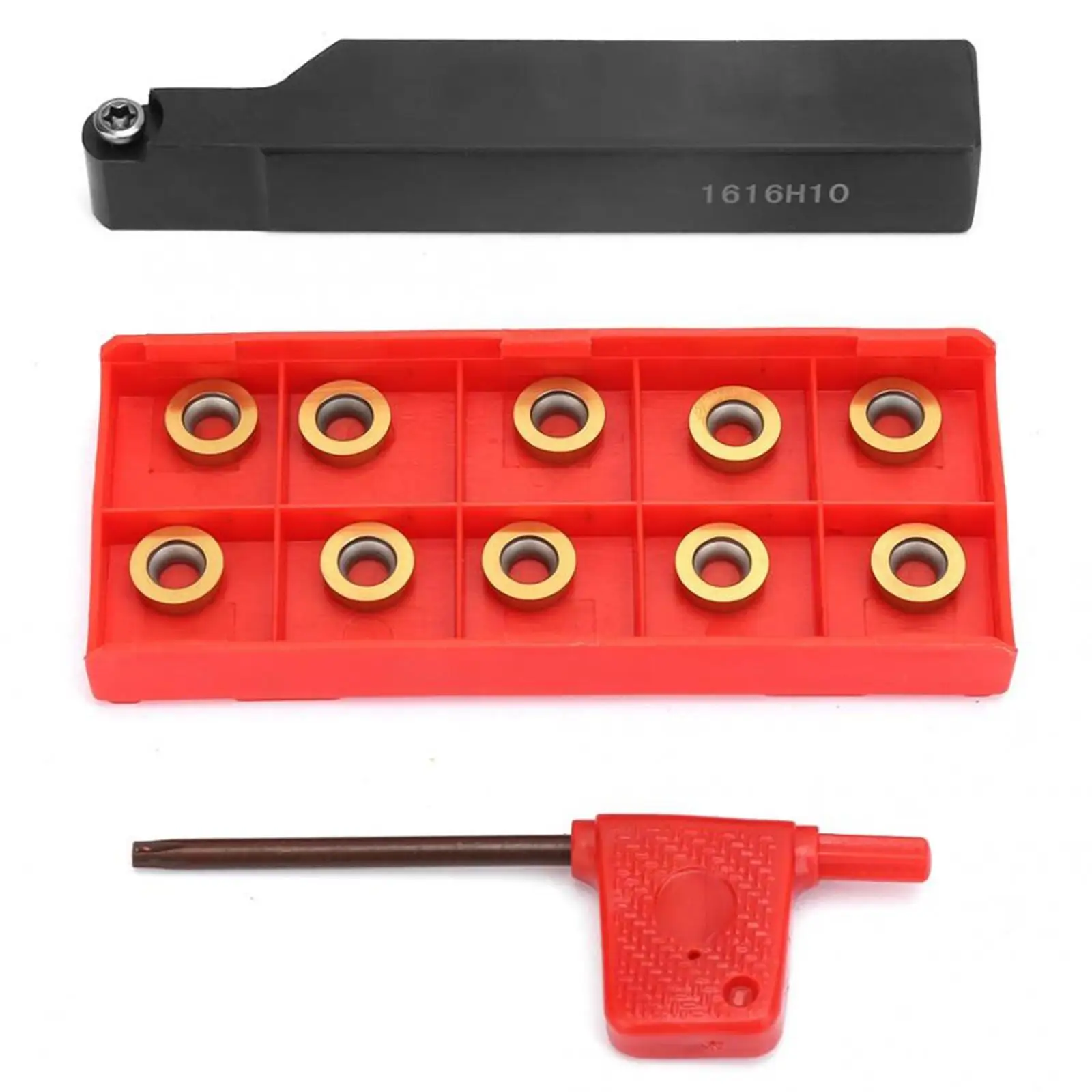 CNC Face Milling Lathe Tool Holder Steel Round Milling Inserts Boring Bar Turning Tool Set