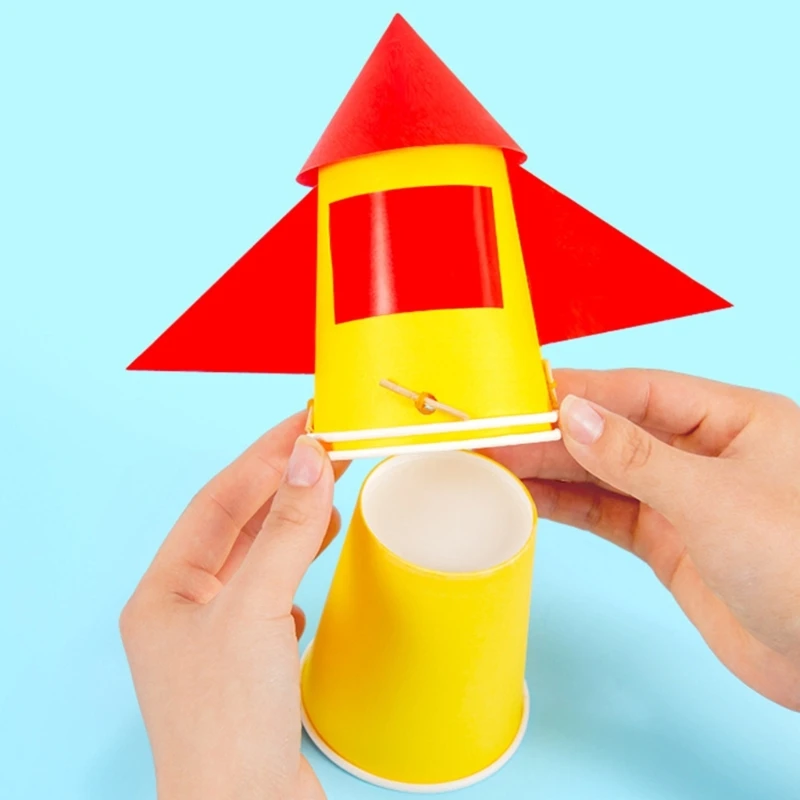 Modelo máquina espacial interativa Hands on Space Machine Assembly Toy Physics Learning Tool para estudantes adolescentes