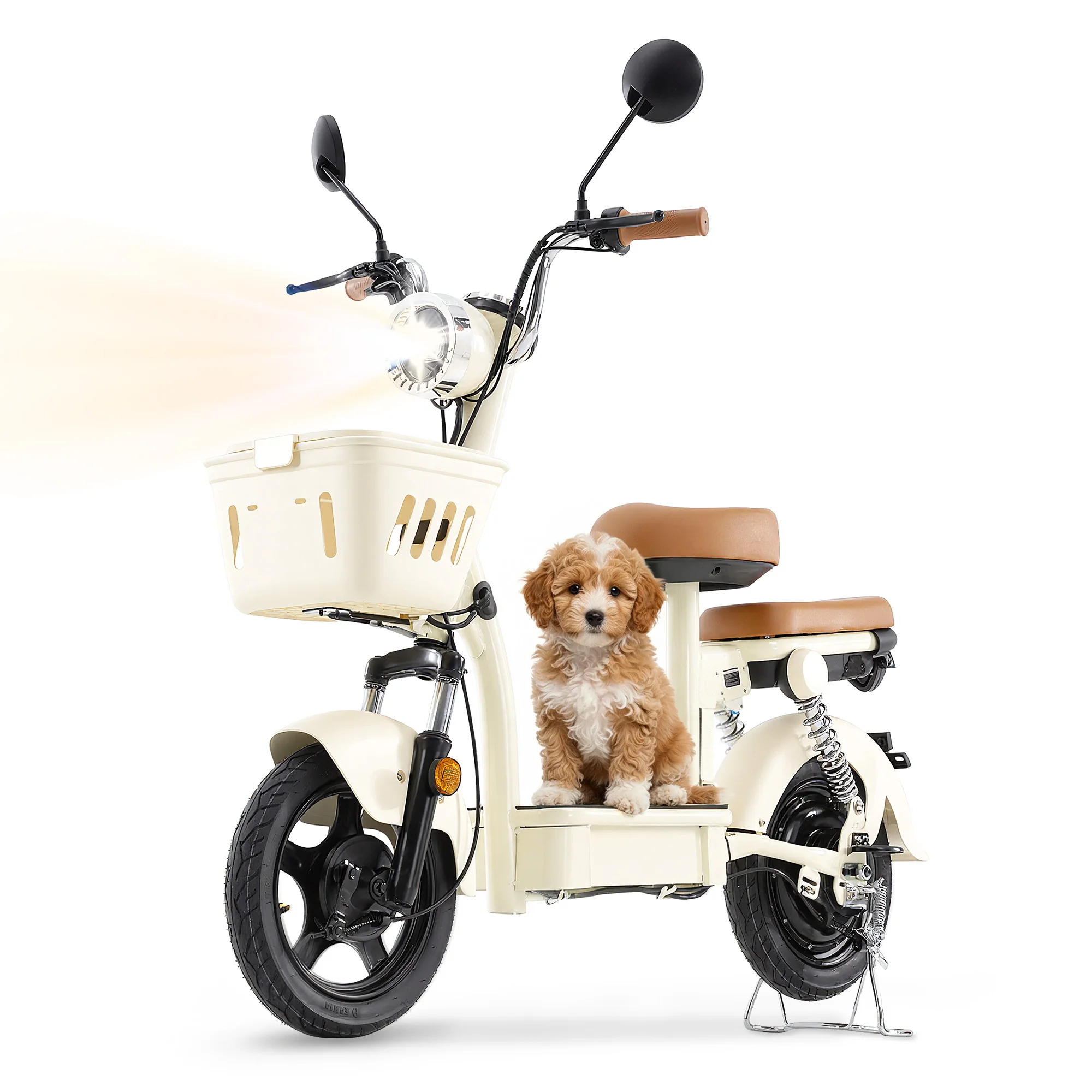 Scooter Eléctrico Urbano Y16 de 14 Pulgadas para Desplazamientos Diarios, 1200W, 48V20Ah, 90-100km de Autonomía, Diseño con Asientos