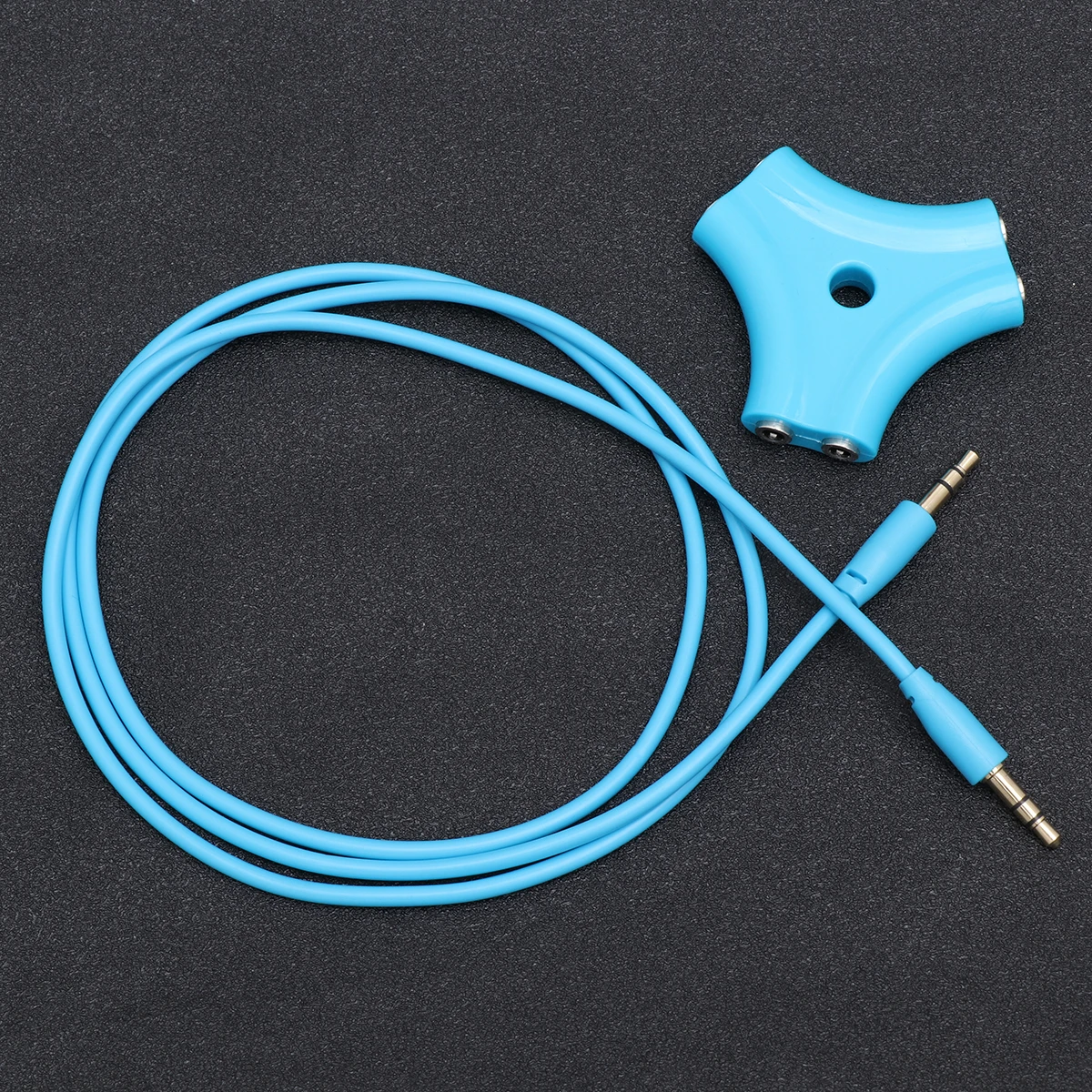 

3.5mm 5 Way Splitter Adapter 1m Cable Headphones Dj Style Mix Sharing Classroom Car