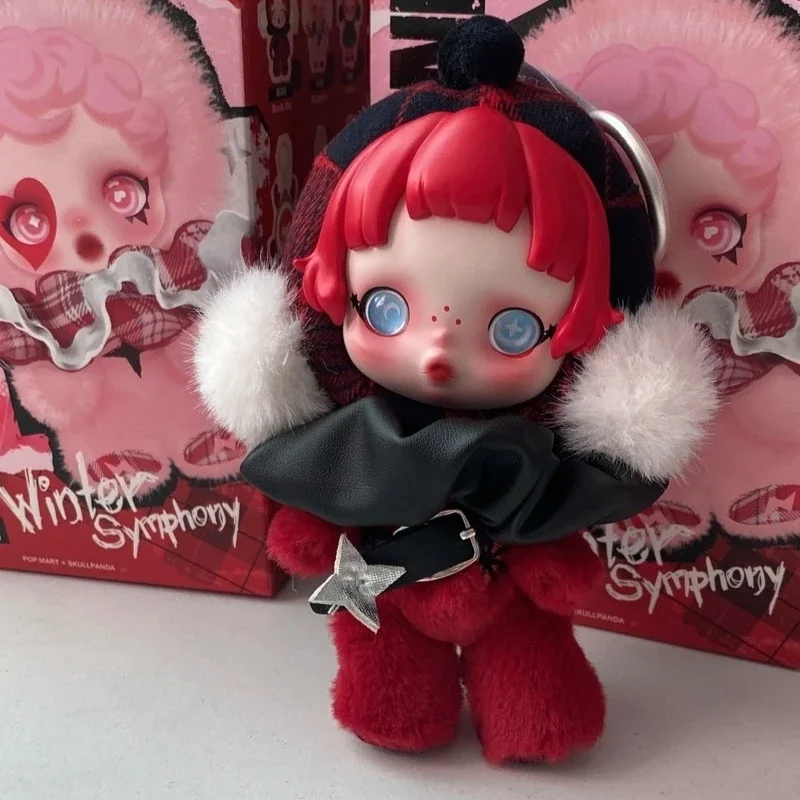 

Skullpanda Winter Music Series Blind Box Pendant Plush Doll Mystery Box Toys Cute Action Figure Pendent Desktop Ornament Gift