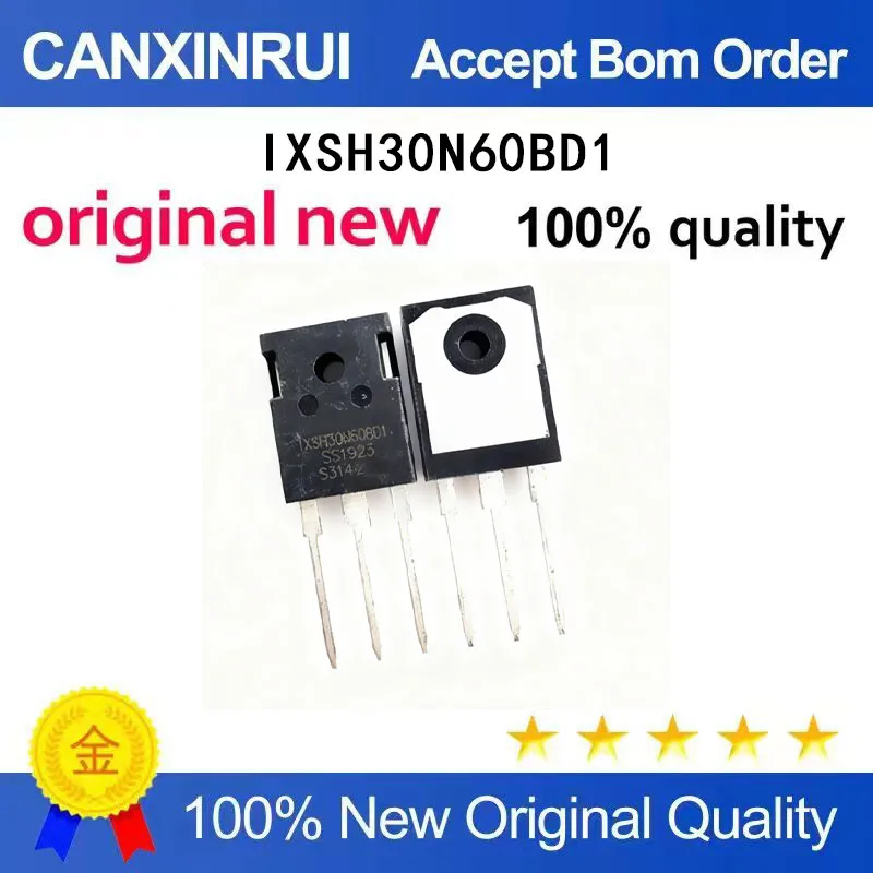 

(5-100 Pieces) Brand new original IXSH30N60BD1 MOSFET TO-247 600V 55A spot chip