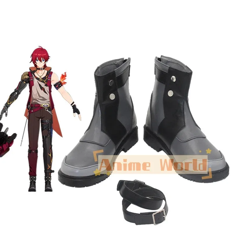 

Honkai: Star Rail Luka Обувь для косплея Обувь из искусственной кожи Карнавальные ботинки на Хэллоуин на заказ