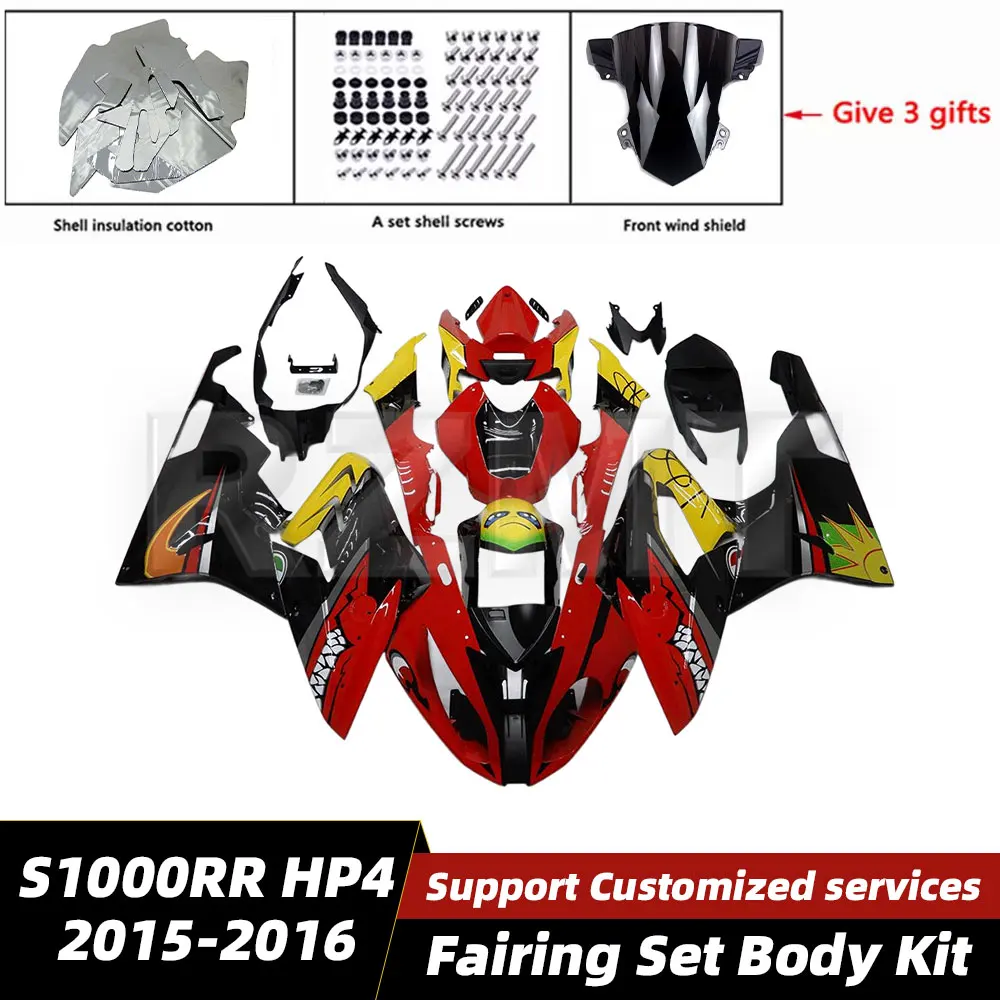 

Высокое качество для BMW S1000RR HP4 2015-2016, комплект кузова, комплект обтекателей для мотоцикла и велосипеда, корпус из АБС-пластика, инъекция 15-16
