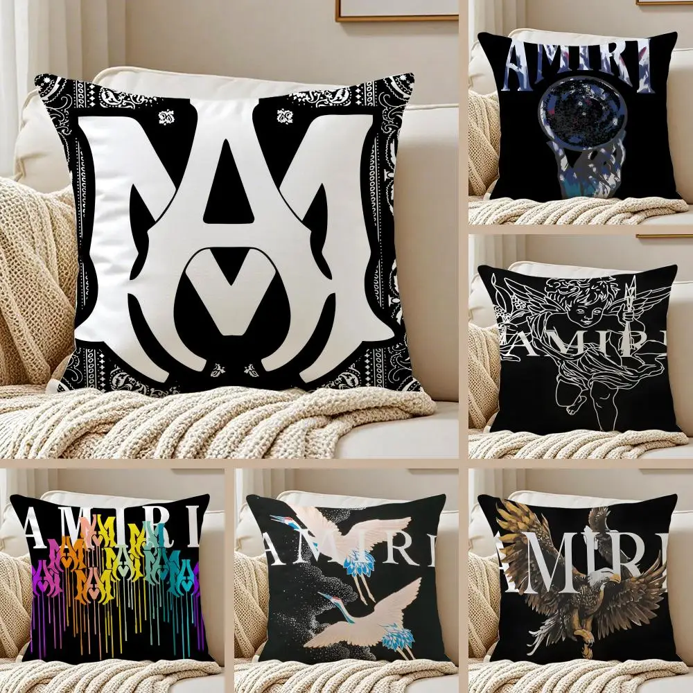 

Модный бренд A-Amiri, шелковистый короткий плюшевый чехол для диванной подушки, мягкий пылезащитный чехол на скрытой молнии для домашнего декора
