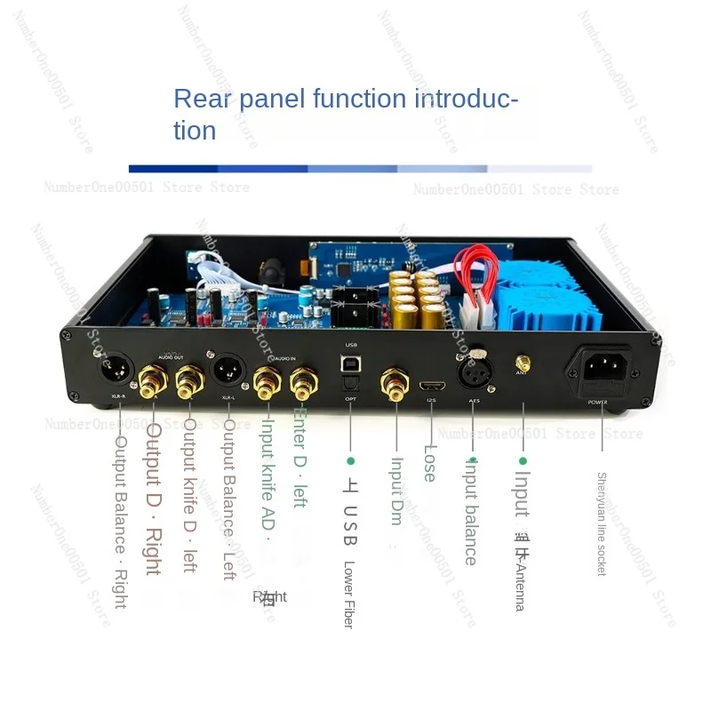 Dual core AK4499EX fully balanced parallel audio decoder DAC fever hifi high definition bluetooth 5.4