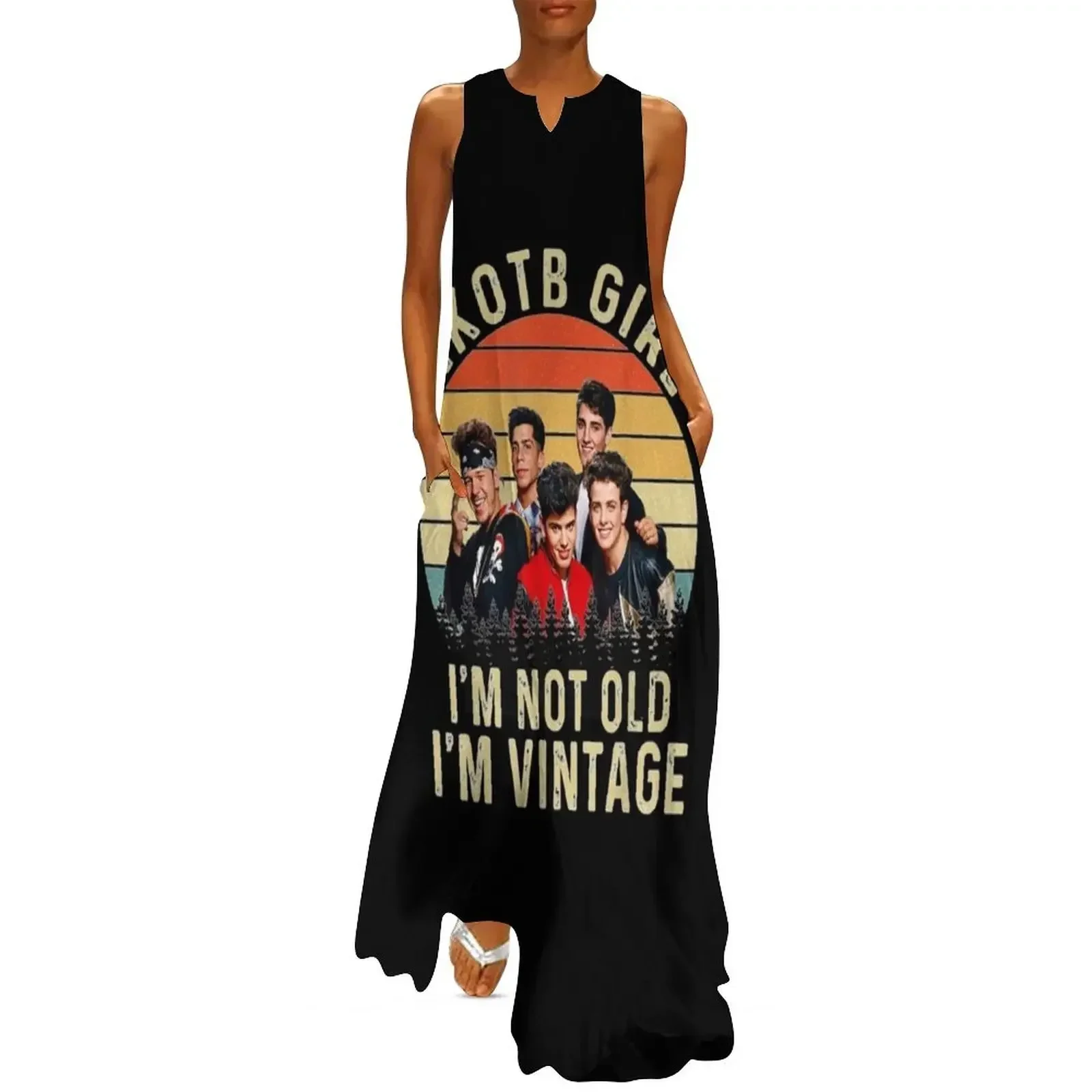 

NKOTB Girl I'm NOT Old I'm Vintage s Gift For Fans, For Men and Women Long Dress women's summer clothing 2025 Dress
