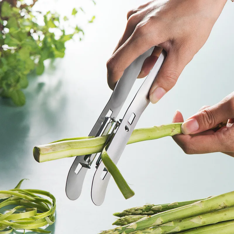 Stainless Steel Asparagus Peeling Knife Yam Peeling Knife Cucumber Fruit Vegetable Peeler Kitchen Tool