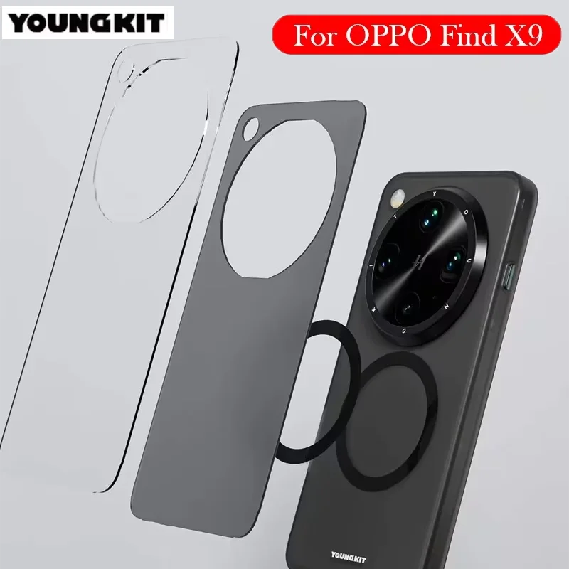 

YOUNGKIT Transparent Case For OPPO Find X9 Airbag Back Cover Case for OPPO FIND X9