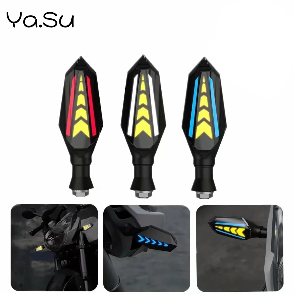 

Motorcycle LED Turn Signal Lamp Sequential Flowing Flash Indicator Lights Running Light Tail Light Motorcycle Accessories