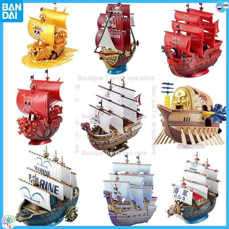 

Оригинальная коллекционная модель корабля Thousand Sunny из аниме ONE PIECE от Bandai, сборная фигурка, игрушка, подарок для детей