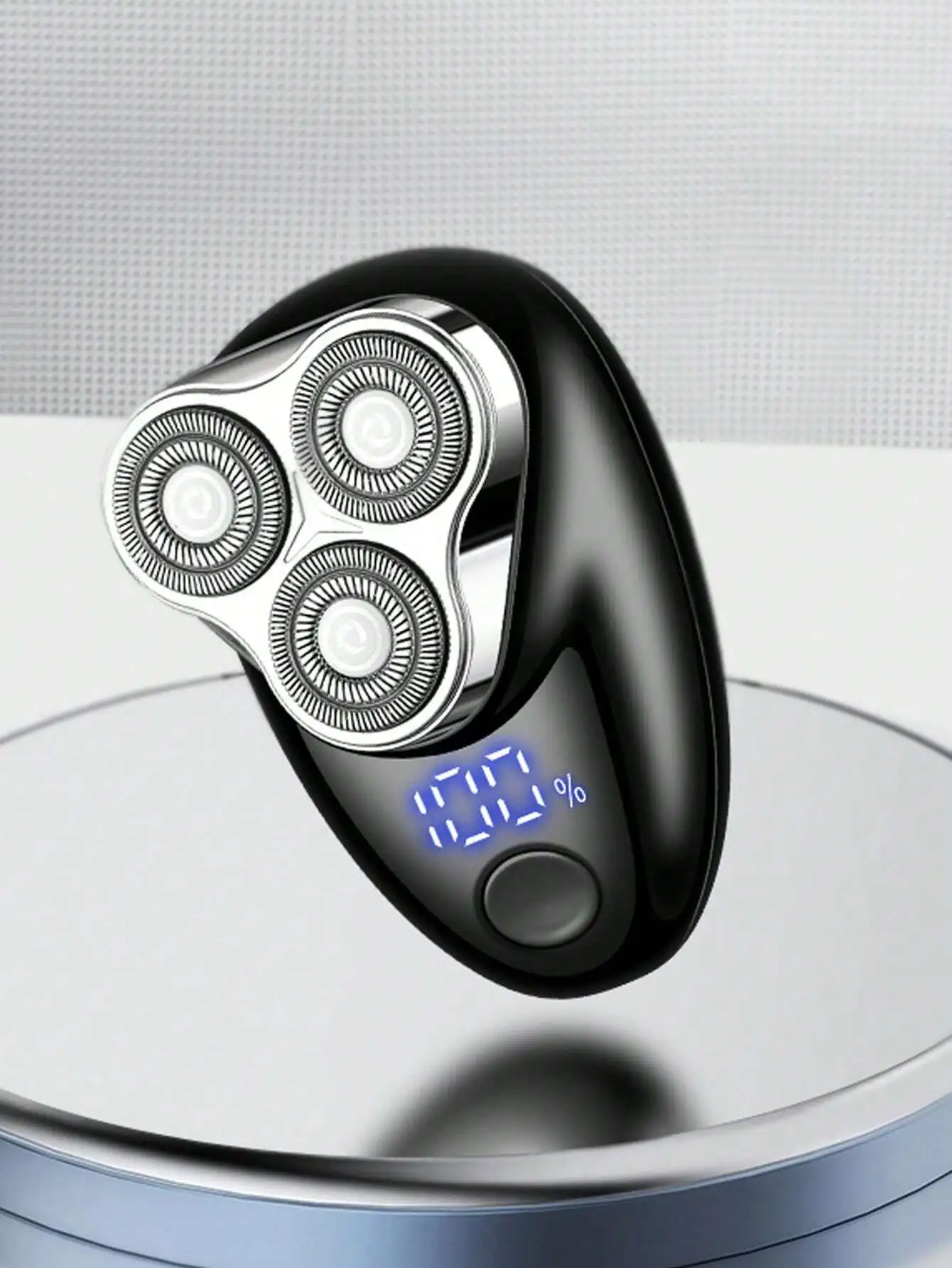 Rasoio impermeabile IPX6 completamente lavabile con rete per rasoio a 3 teste da 1 pezzo per uso domestico, auto, viaggi e esterno