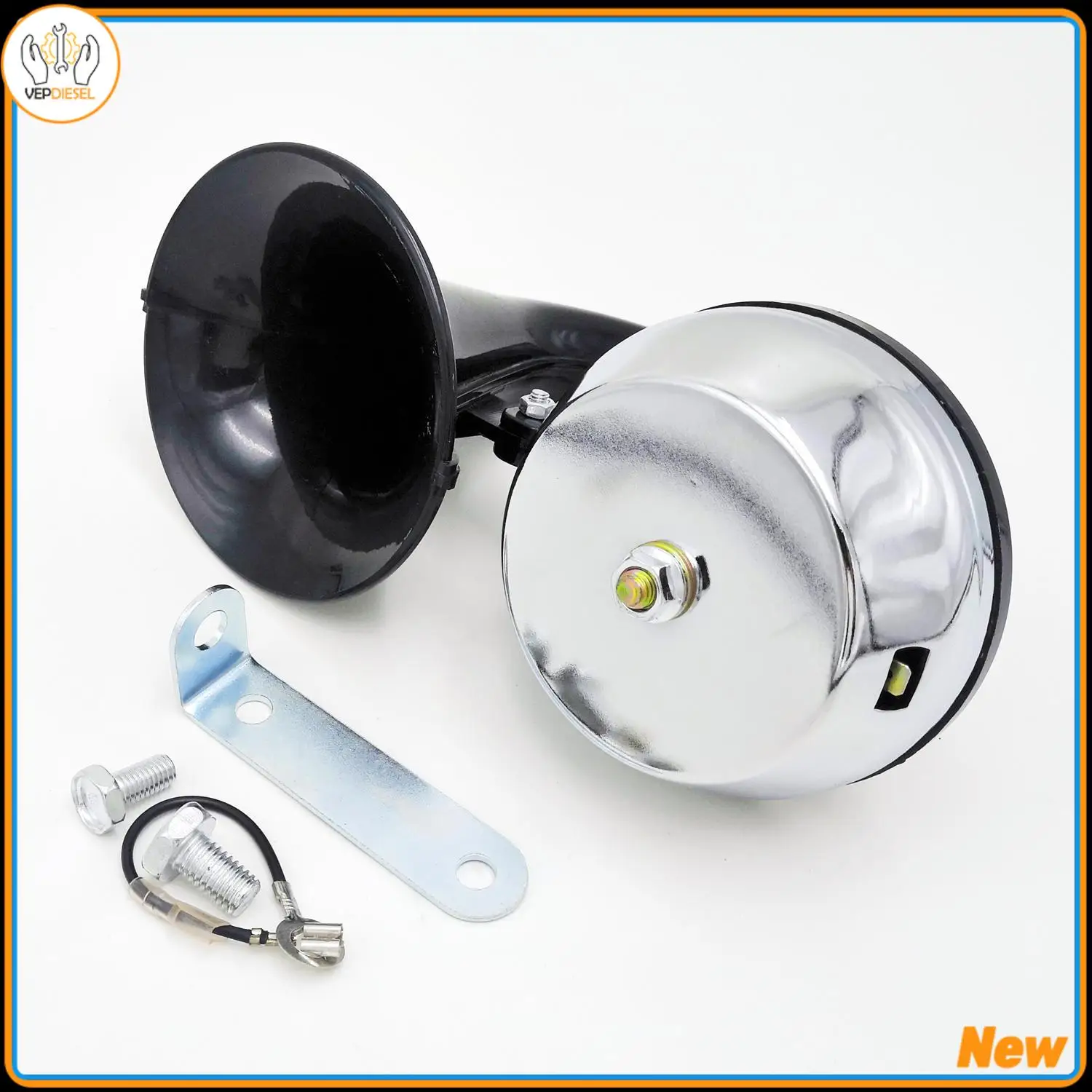 

DC12V 300Db водонепроницаемые рога для поезда, воздушный рожок, труба, черный для мотоцикла, велосипеда, грузовика, автомобильные рожки, аксессуары