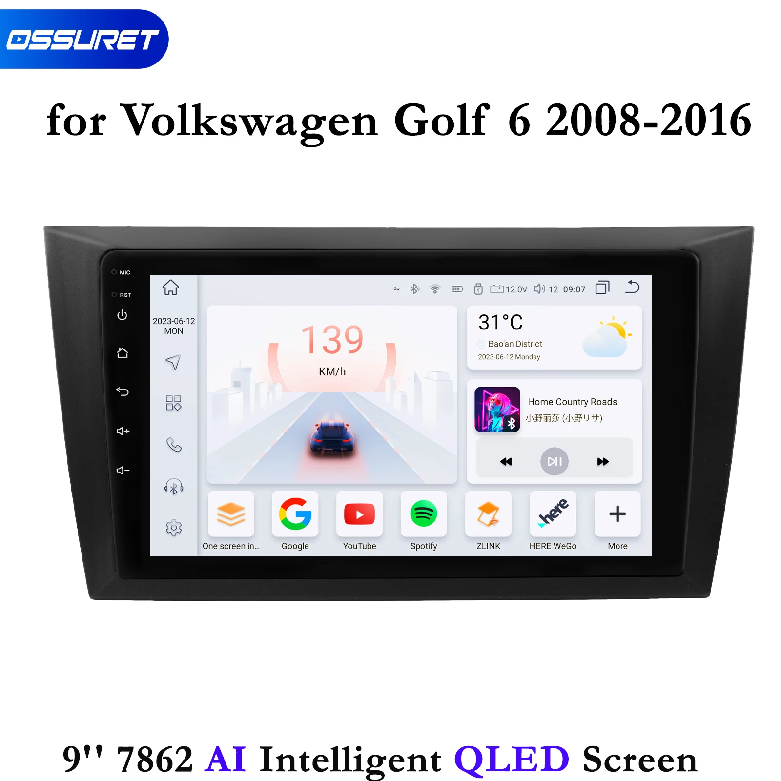 

Carplay 4G 7862 7'' 2din Android 13 Car Radio for Volkswagen Golf 6 2008 - 2016 Multimedia Video Player GPS Autoradio Stereo DSP