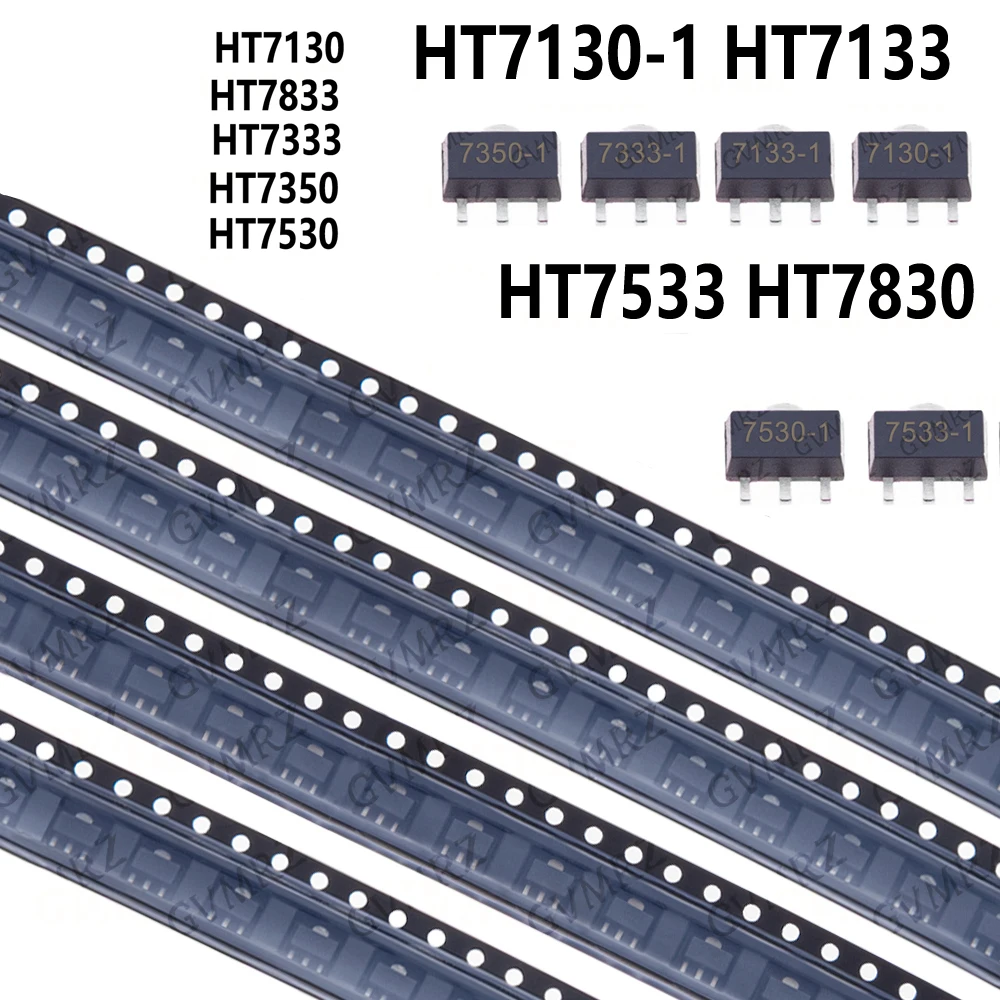 10/1000PCS SOT89 HT7130 HT7533 HT7530 HT7133 HT7333 HT7350 HT7833 HT7830 SOT89