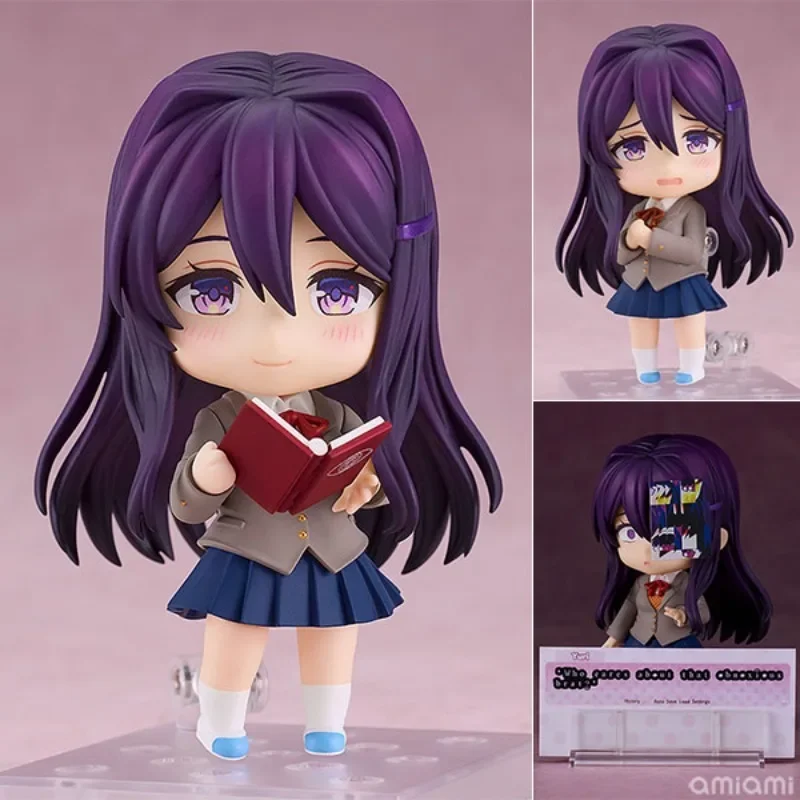 #2283 Doki Doki Literature Club! Anime Girl Figure Yuri Action Figure Natsuki/Sayori/Monika Figurine Collectible Model Doll Toys