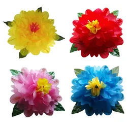 Peony Production (60cm,Yellow/Red/Blue/Pink Color available) Magic Trick Stage Gimmick Comedy Empty Hand Appearing Flower Magia