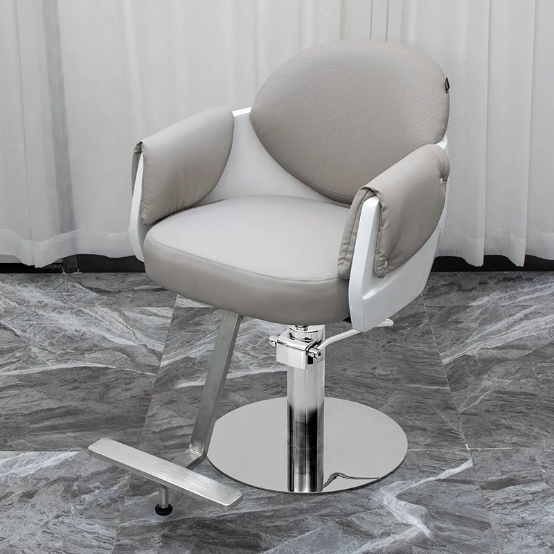 Hair salon special lift down hair salon chair fiberglass cutting stool perm and dyeing seat