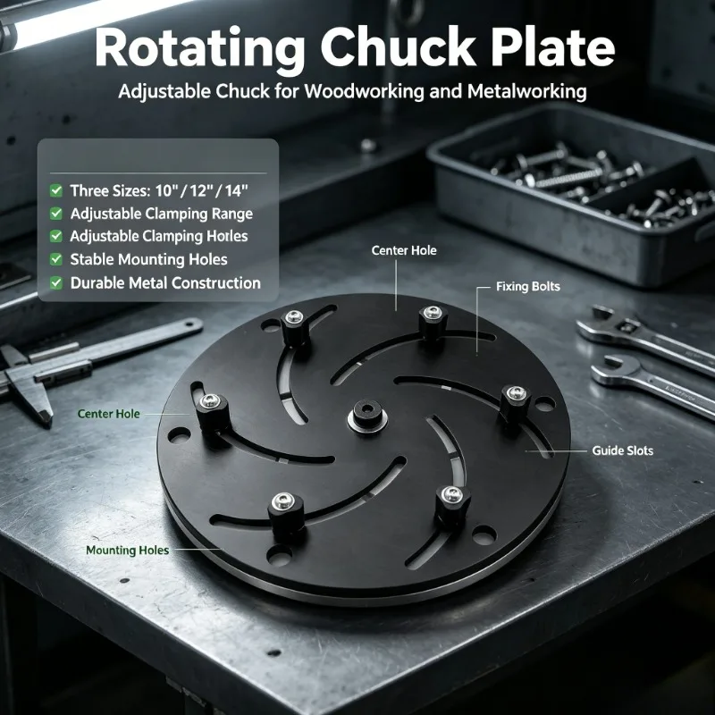 Wood Lathe Face Plate Chuck M25 33x3.5 Thread Rotary Wood Turning Fixture For Bowl Bead Plate DIY Woodcraft Making