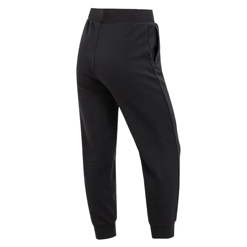 Adidas Men's Black Track Pants Elastic Waistband Cuffed Ankles for Sports and Casual Wear