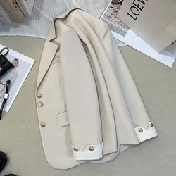 2024 New Office Blazer Women Suit Women's Autumn Long Sleeve Single Breasted Business Outerwear Stylish Tops Lady Jackets