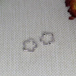 20pcs/Lot Hollow Flower Small Bead Holes Charms Spacer Connector For Women Vintage Jewelry DIY Making Supplies 16x16mm