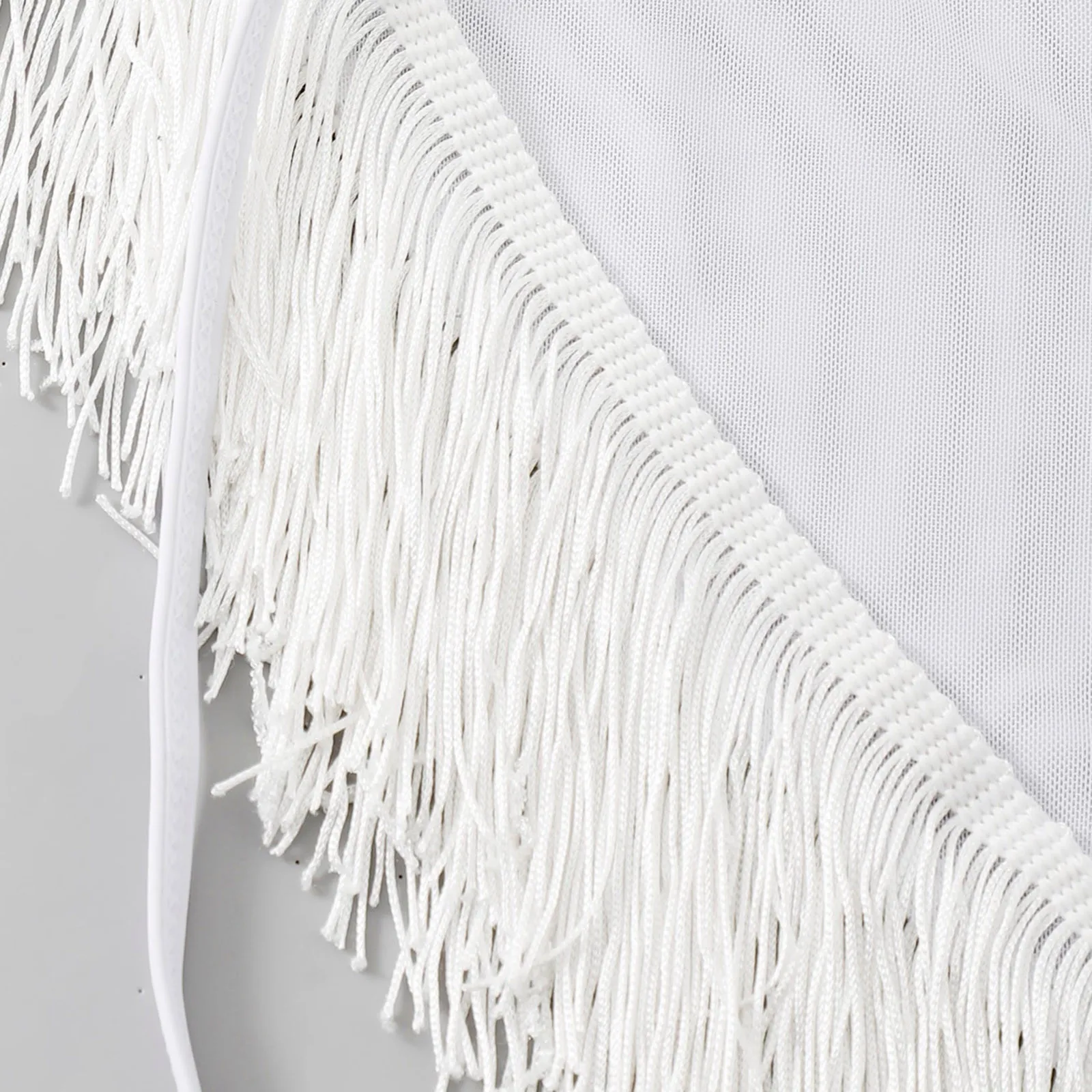

Women Skirts Summer Tassels Ruffle Sheer Cover Up Wrap Beach Skirt Solid Bikini Shiny Swimwear For Women Brazilian Sarong